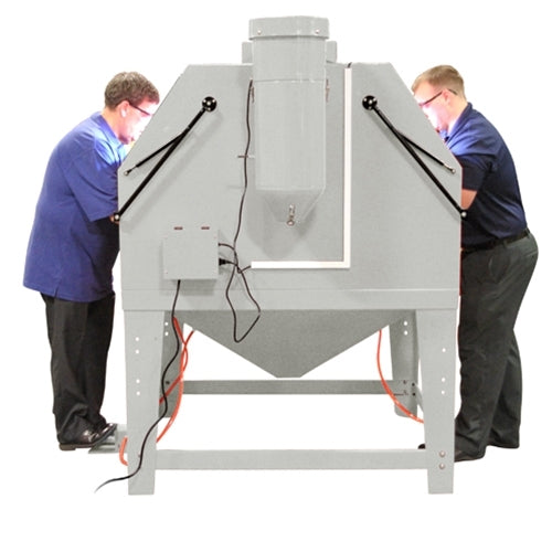 NBS-DS72 Dual-Station Blast Cabinet — 72" Two-Operator System