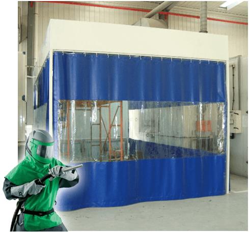 NBS Portable Blast Room — Collapsible Containment System (8x8x8)