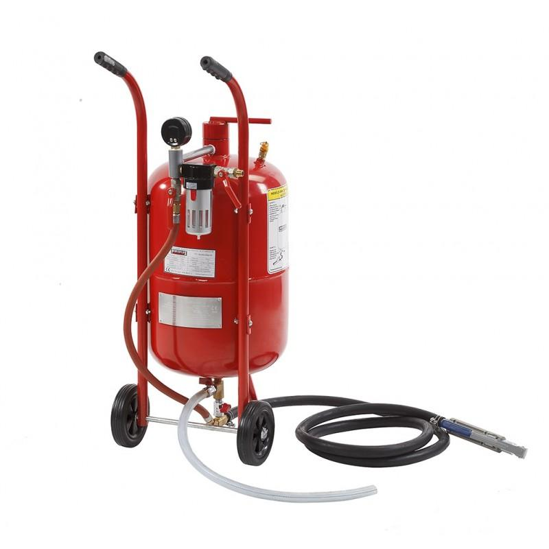 NBS Portable Soda Blaster — 50 lb Capacity with Regulator