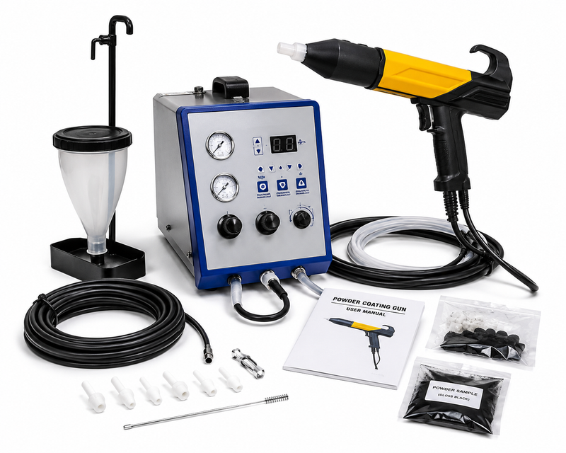 NBS Powder Coating Gun — Complete Starter System