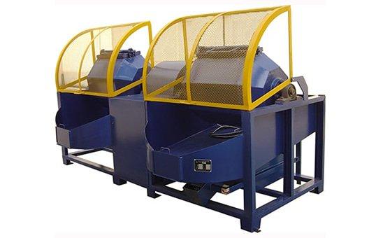 NBS Rotary Barrel Tumbler — 25 lb Dual-Barrel System