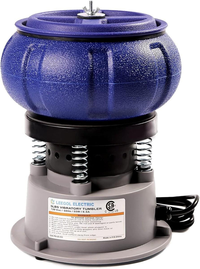 NBS Vibratory Tumbler — 5 lb Capacity Benchtop Finisher