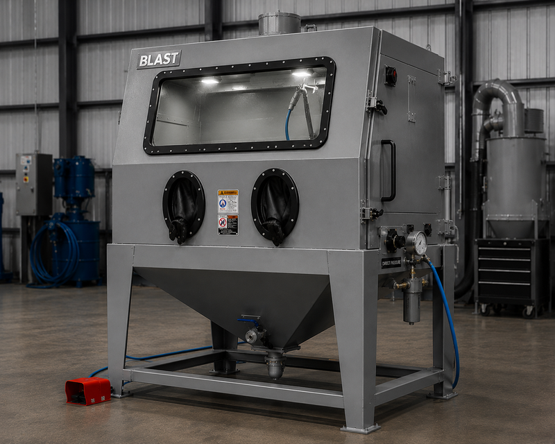 NBS Floor Standing Direct Pressure Cabinet — 48" Heavy-Duty
