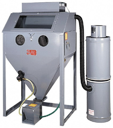 NBS-3600 Mid-Size Blast Cabinet — 36" Siphon with Dust Collector