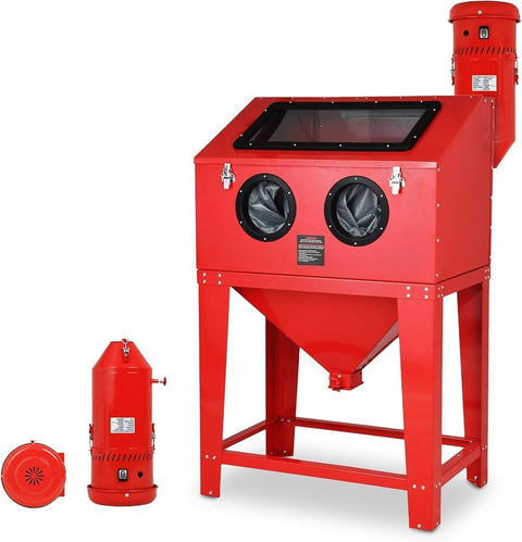 NBS-6000 Industrial Blast Cabinet — 60 Gallon with Dust Collector