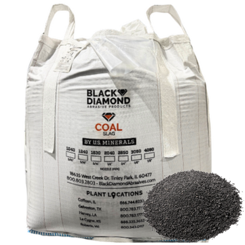 NBS Coal Slag — 50 lb Bag (30/60 Mesh, Medium)