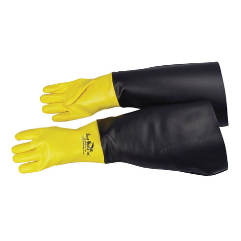 NBS Premium Blast Cabinet Gloves — 28" Extra-Long (Pair)